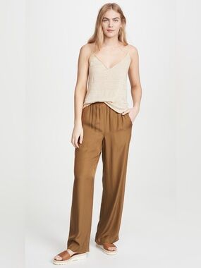 Vince Silky Pull on Pants with Elastic Waist